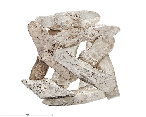 Grivna ingots of Russian type from the Burge Hoard. Swedish History Museum, Stockholm.