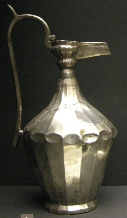 Fluted ewer inscribed with the name Pelegrina, British Museum.