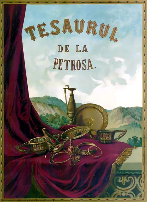 The Pietroasele Treasure as drawn for Alexandru Odobescu's publication, Paris 1889-1900.
