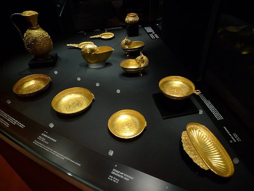 Part of the treasure on display in Vienna.