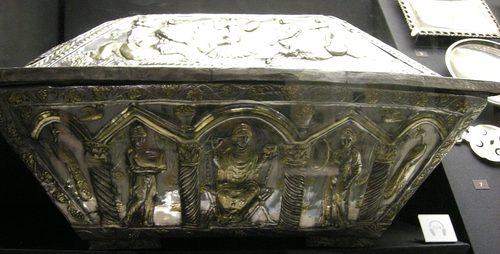Body of the Projecta Casket with scenes of a lady at her toilet.