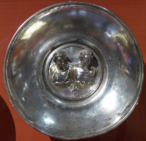 Phiale with Mercury and a goddess in the central medallion, BnF, Paris.